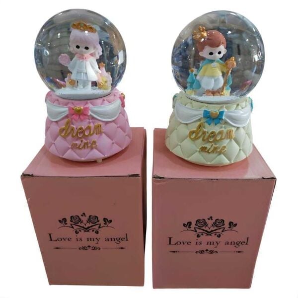 Seher 12 Cm X 8 Cm Işıklı Müzik Orta Boy Kar Küres