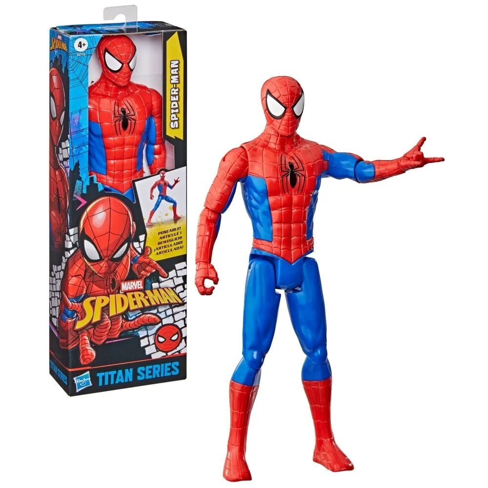 Spıder-Man Red Blue Classıc Titan Spıderman