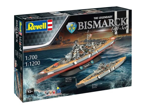 Adore G.Set Legendary Bismarck 1:700 1:1200