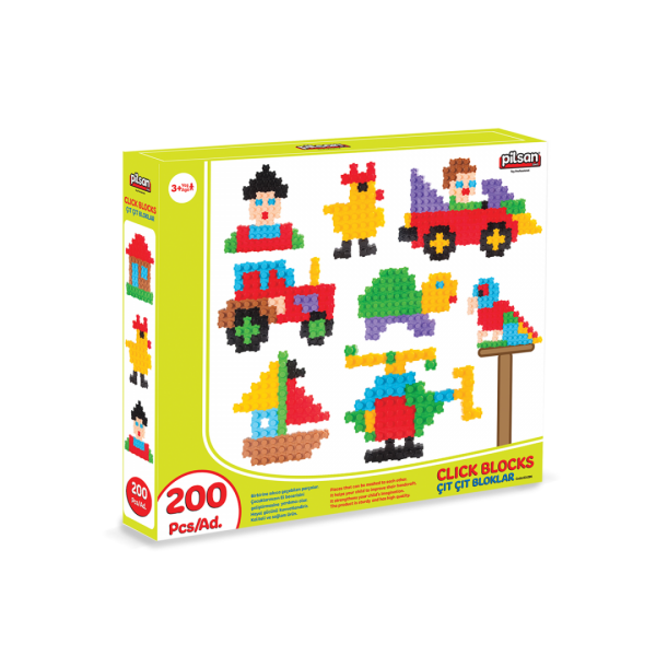Pilsan Çıt Çıt Bloklar 220 Parça 03296
