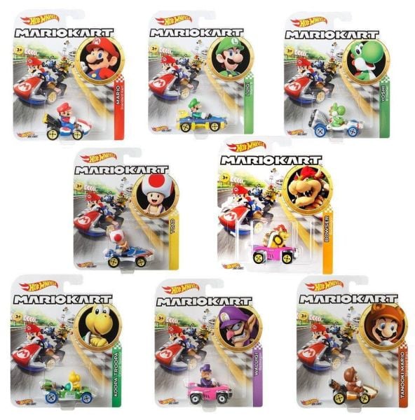 Mattel Hot Wheels Mario Kart Karakter Araçlar GBG2