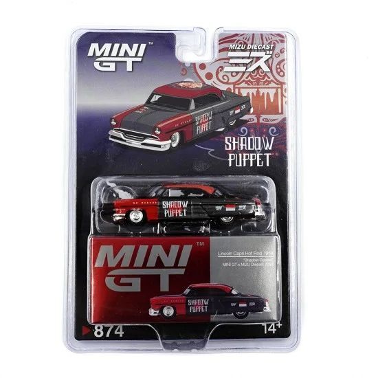 Mini GT 1/64 Lincoln Capri Hot Rod 1954 Shadow Pup