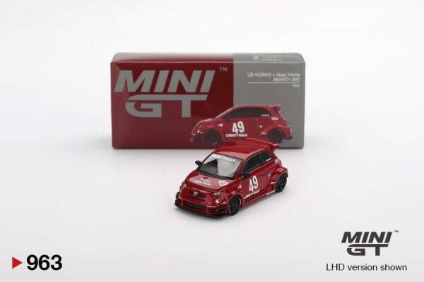Mini GT 1/64 LB WORKS Abas Works ABARTH 595 Red