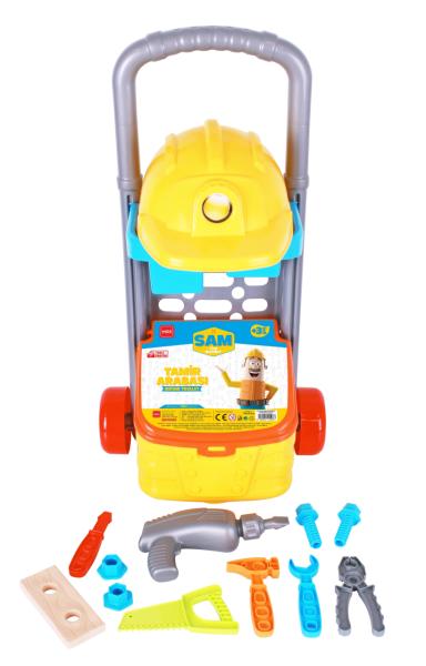 Mgs Sam The Builder Tamir Arabası Çek Çek 5593