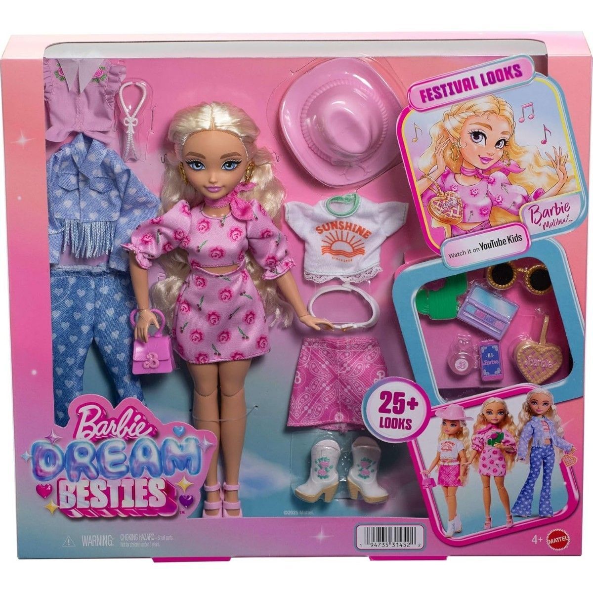 Mattel Barbie Dream Besties Festival Kombinleri