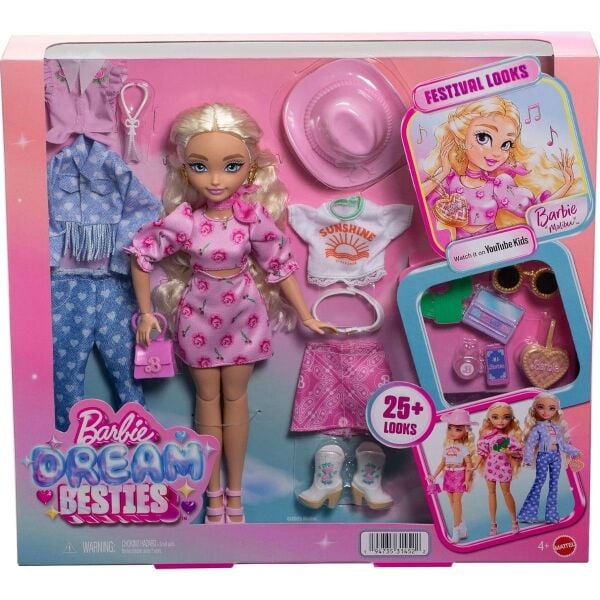 Mattel Barbie Dream Besties Festival Kombinleri