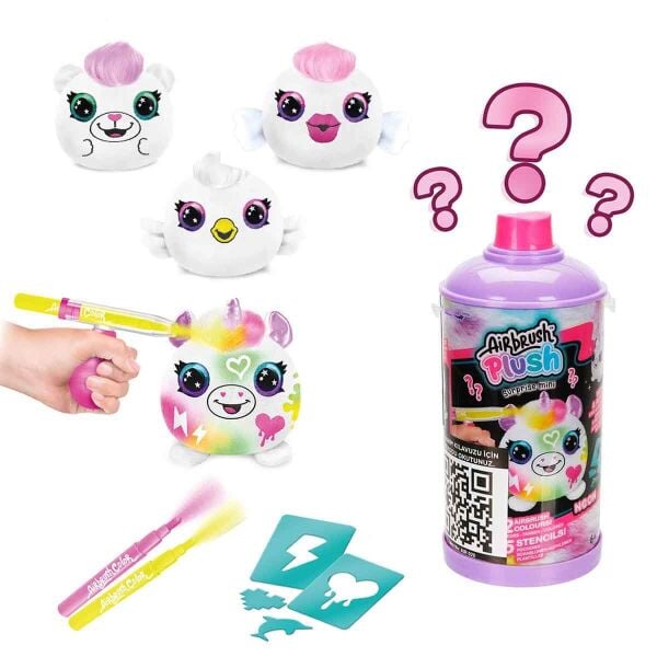 Sunman Hobi Set Aırbrush Plush Mystery Sürpriz Min