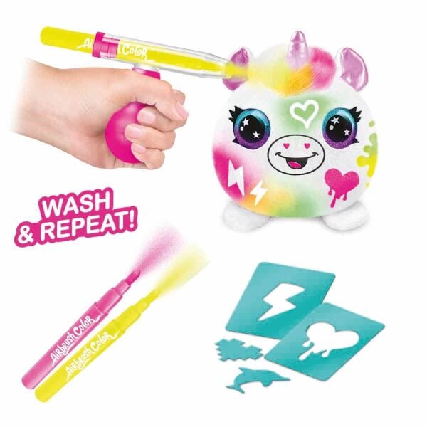 Sunman Hobi Set Aırbrush Plush Mystery Sürpriz Min