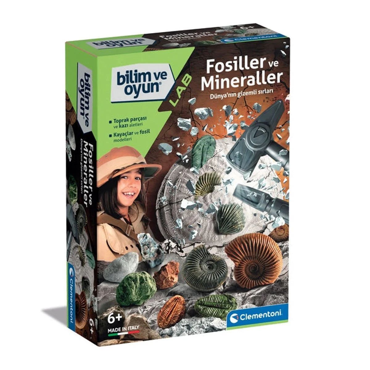 Clementoni Fosili Ve Minerali 64336