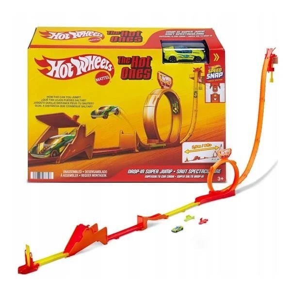 Mattel Hot Wheels Dublör Atlama Pisti Yarış Seti J