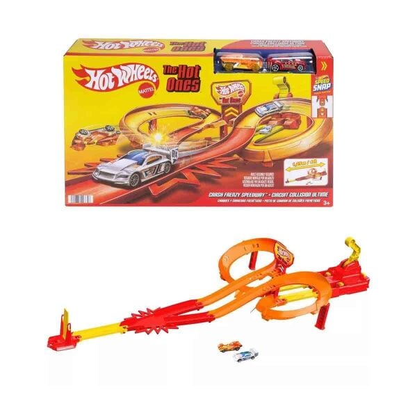Mattel Hot Wheels Ralli Kazası Yarış Pisti Seti JF