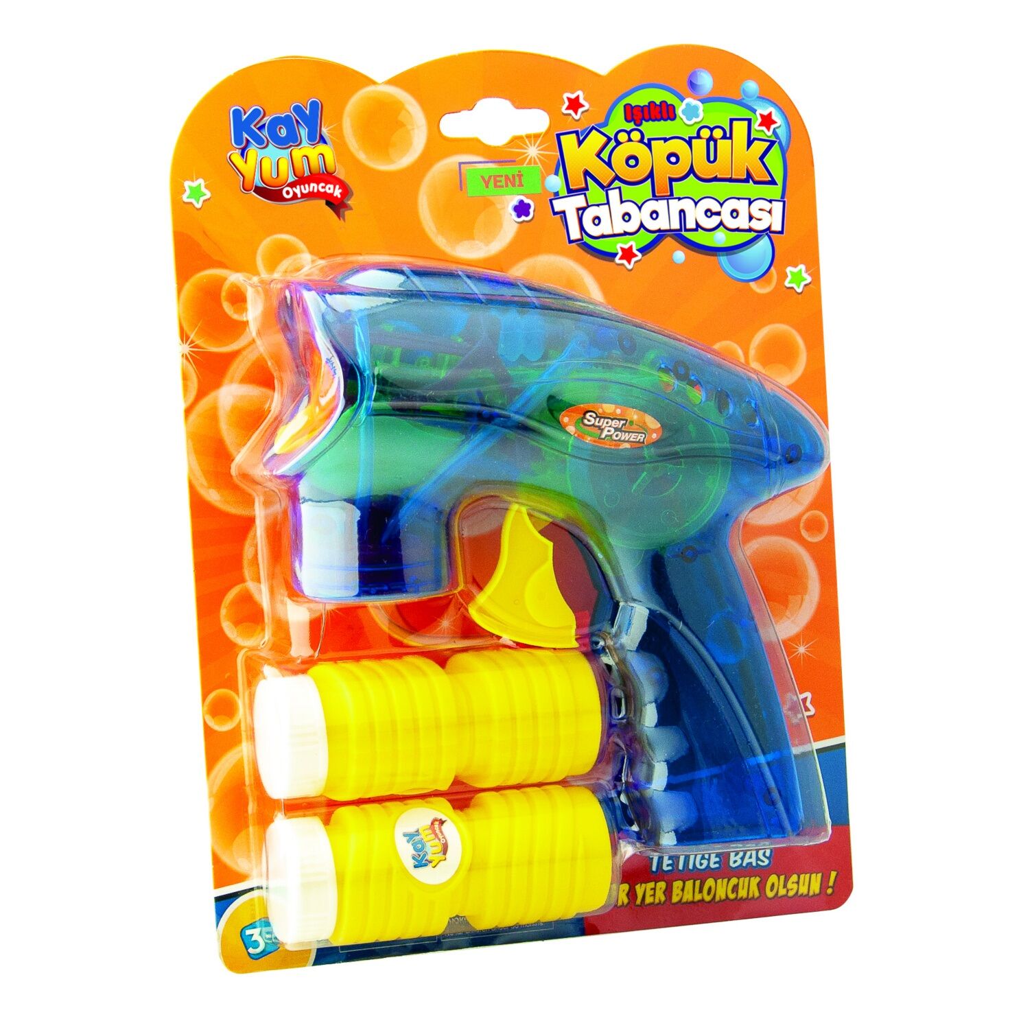 Kayyum Büyük Işıklı Köpük Tabanca 6010