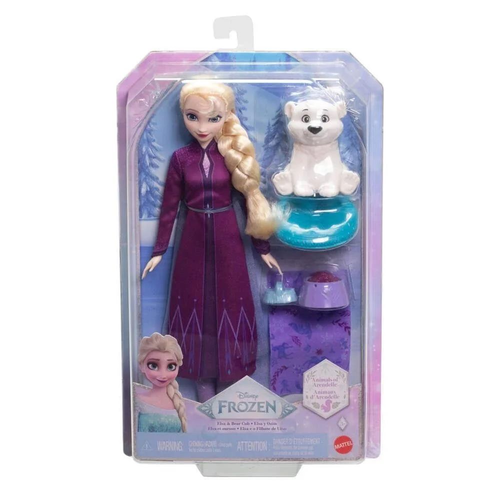 Mattel Elsa Moda Bebeği  Kutup Ayısı Yavrusu JFG16