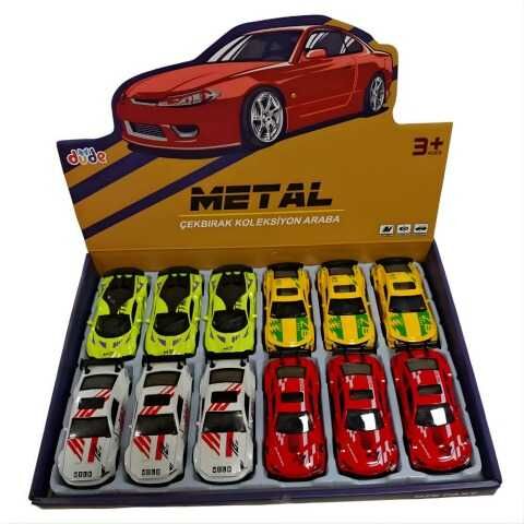 Seher 1:43 Çek Bırak Metal Araba Dislay