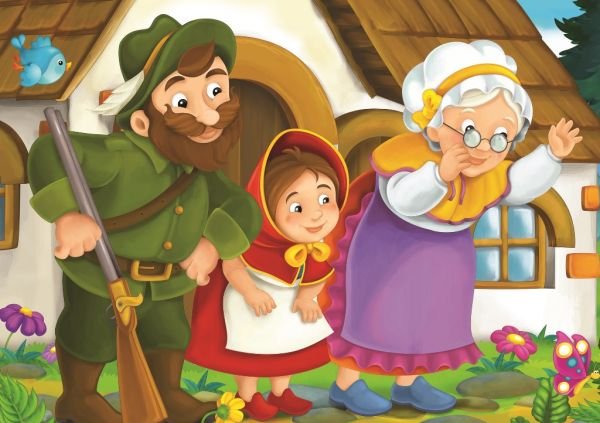 Art Puzzle Kırmızı Pelerinli Kız 12+24 Parça 5550