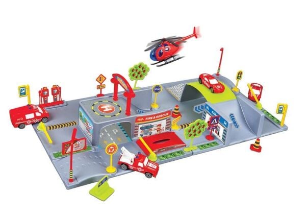 Mgs Smart Wheels İtfaiye Garaj 2 Li Ünite 5742