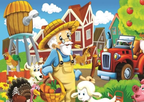 Art Puzzle Mutlu Çiftçi 24+35 Parça 5567