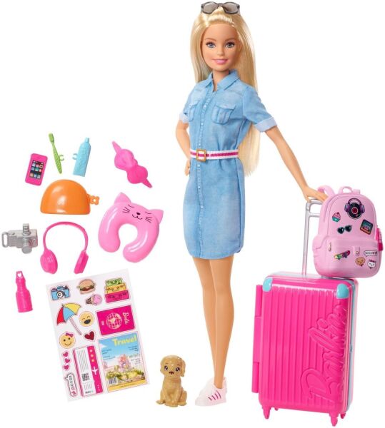 Mattel Barbie Seyahatte ve Aksesuarları FWV25