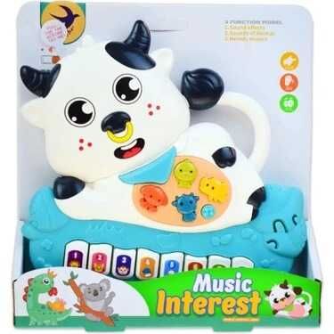 Seher Pilli Müzikli İnek Piyano 855-43D