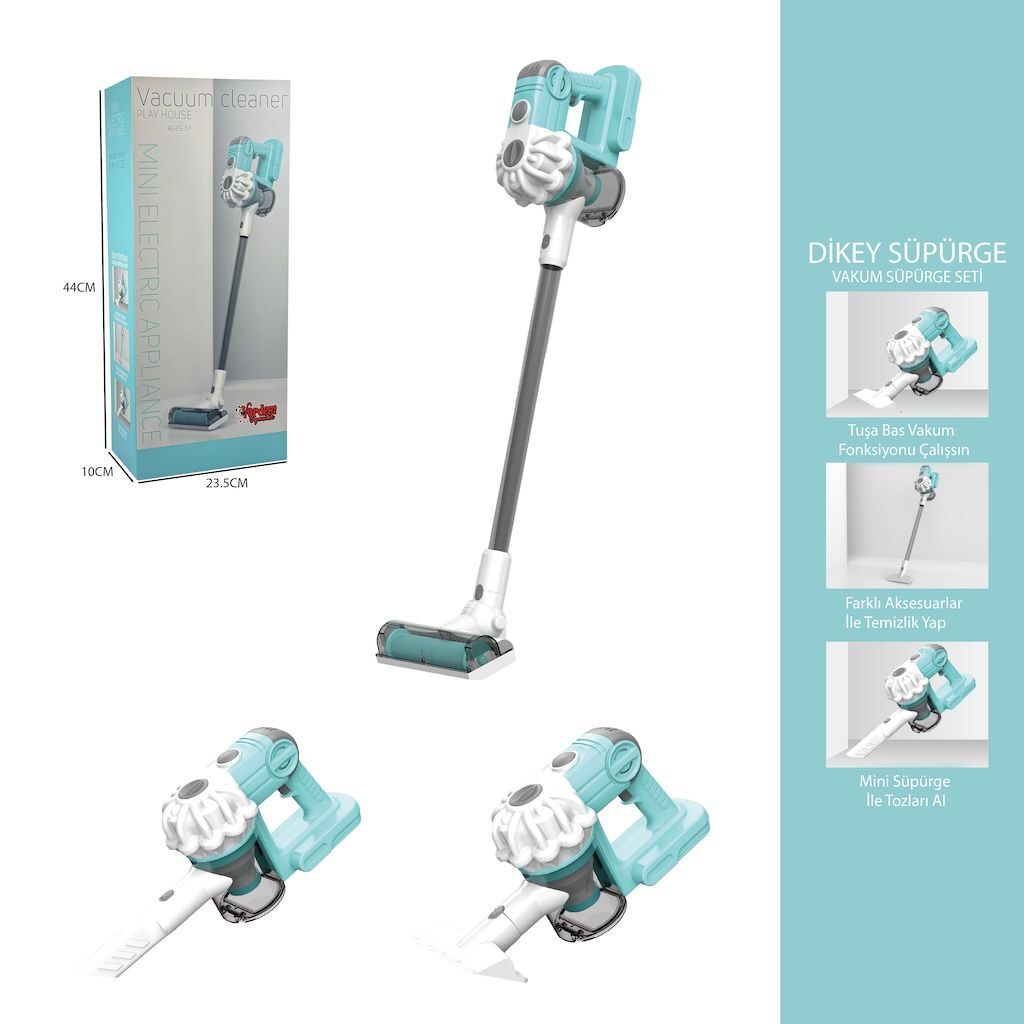 Vardem Dikey Elektrik Süpür Yeşil Gri LS8807Q