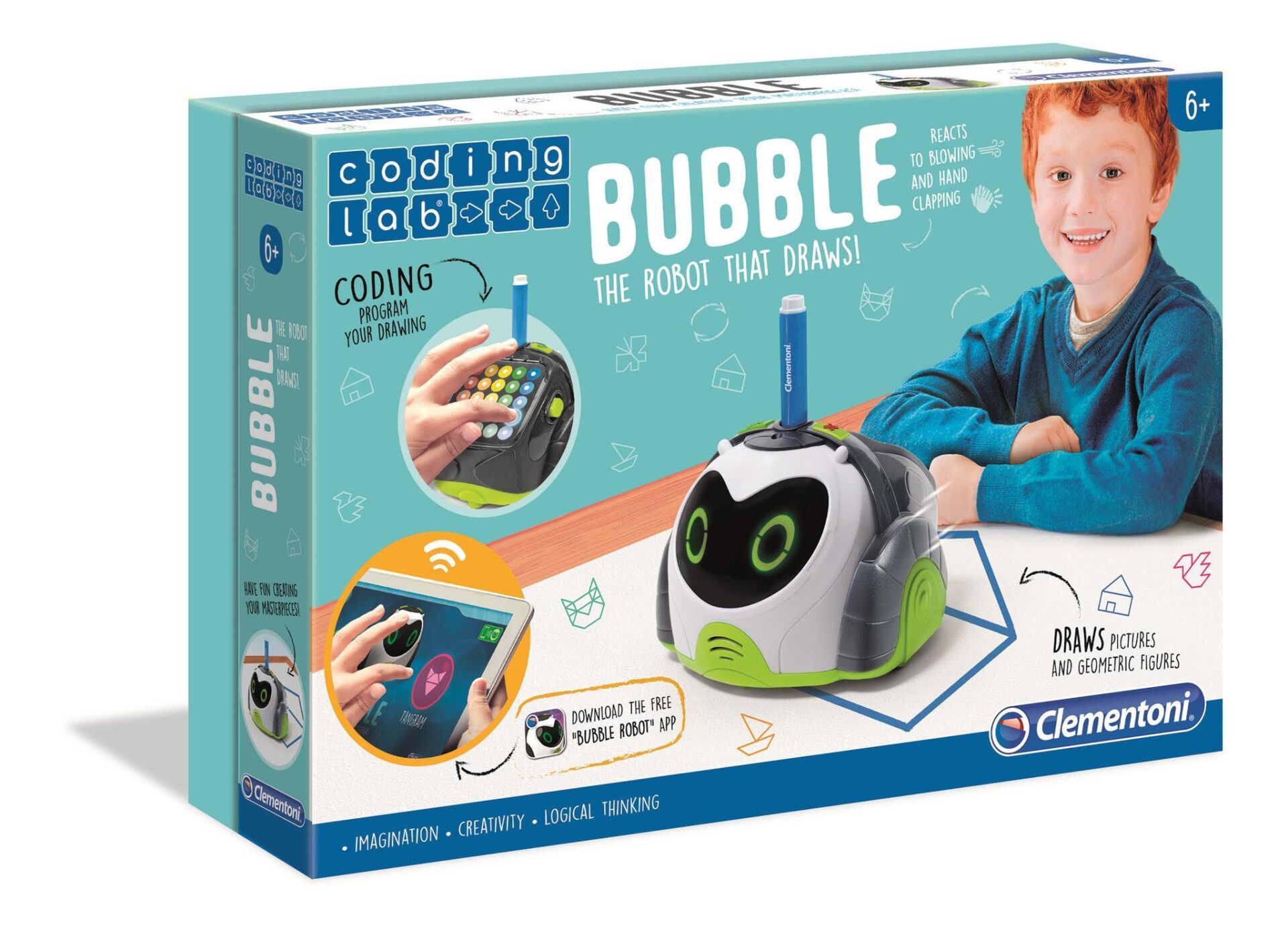 Clementoni Coding Lab Bubble Eğitici Tasarım Robotu 75052