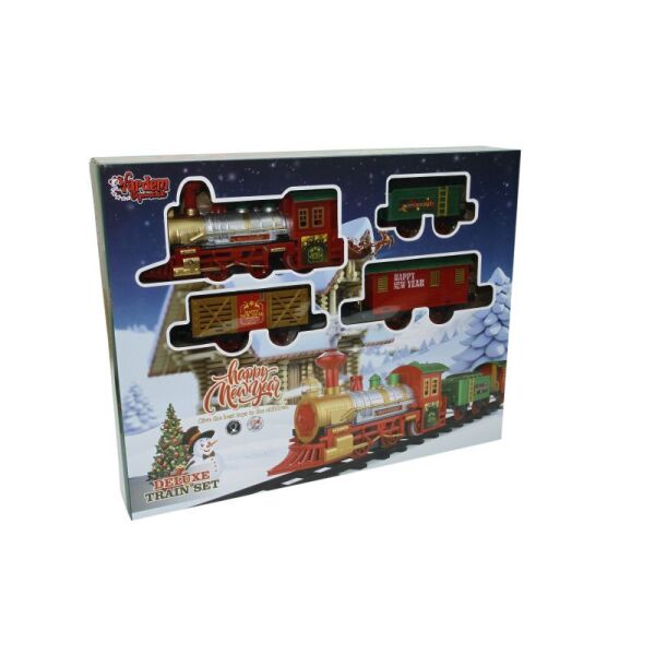 Vardem Işıklı Sesli Klasik Lüks Tren Set 1603B-4C