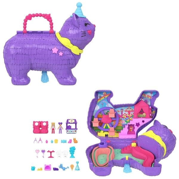 Mattel Polly Pocket Mikro Pinata Parti Kedi JFT90