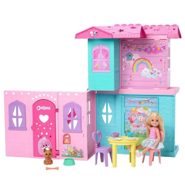 Mattel Barbie Chelsea Bebek Evi Oyun Seti JFW49