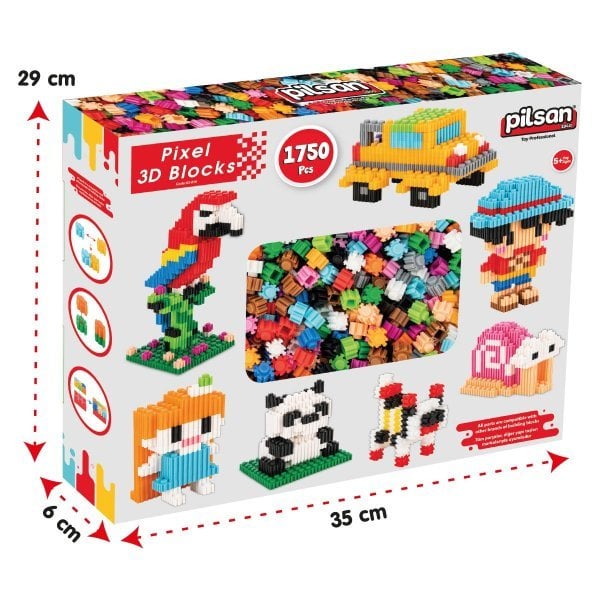 Pilsan Pixel 3D Bloklar 1750 Parça 03616