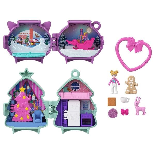 Mattel Polly Pocket Sevimli Yılbaşı 2 Paket JGM53