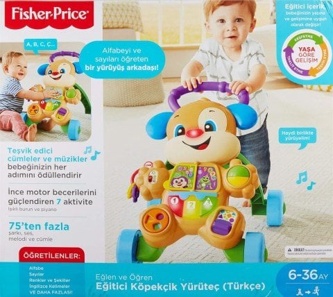 Mattel Fisher Price Eğitici Köpekçik Yürüteç Türkçe FTG10