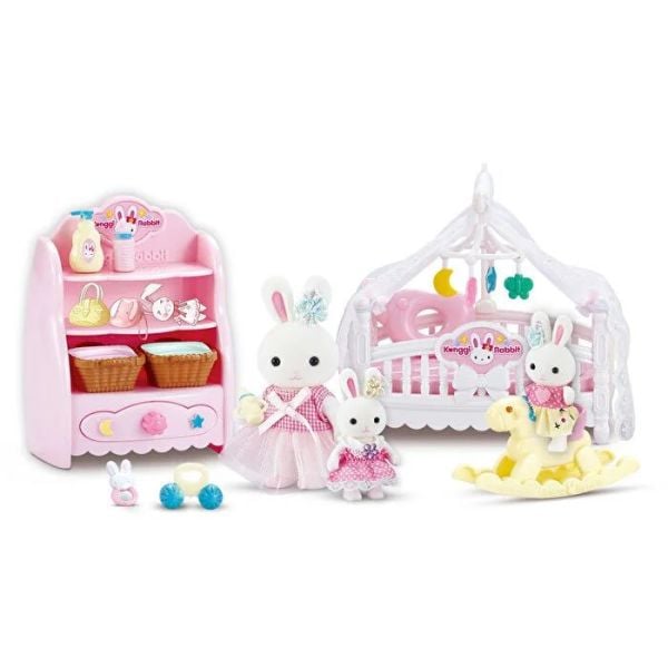 Mega Mini Tavşan Bebek Odası Oyun Seti BIG06618