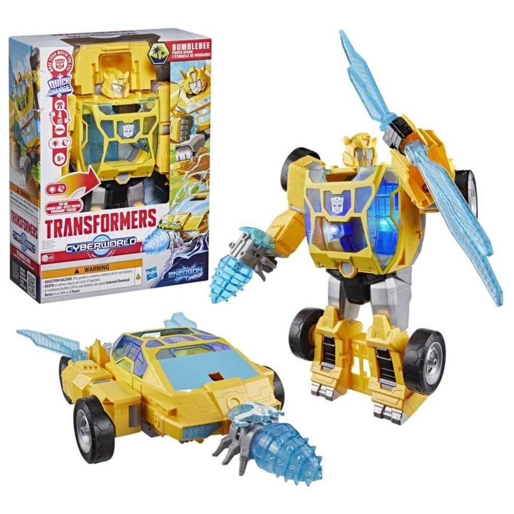 Hasbro Tra Cyberworld Power Spark Bumblebee