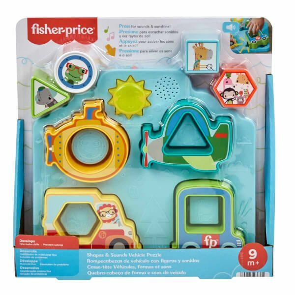 Mattel FP Şekiller ve Sesler Puzzle HRP31