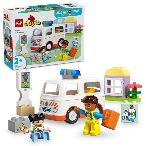 Lego Duplo Ambulans Ve Sürücü Rol Yapma 10447