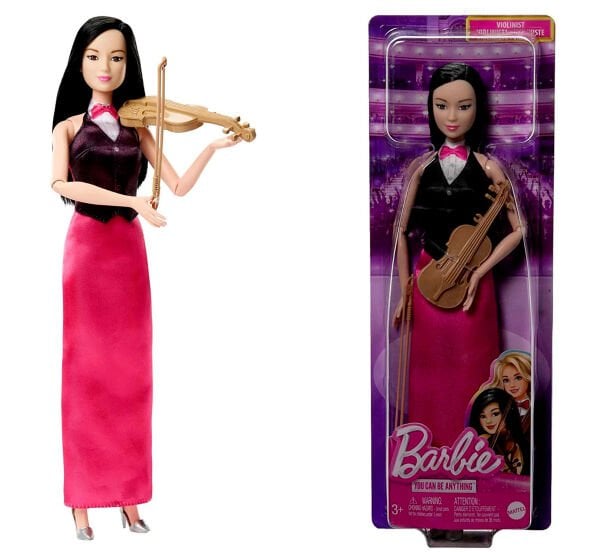 Mattel Barbie Kariyer Kemancı Müzisyen Bebek HKT68