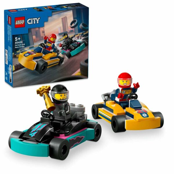 Lego Go Kartlar ve Sürücüler 60400