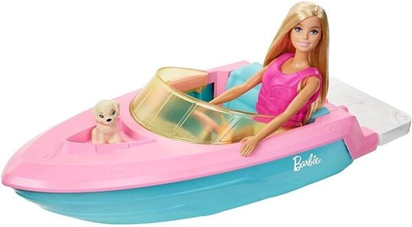 Mattel Barbie Bebek ve Teknesi Oyun Seti GRG30