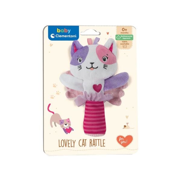 Clementoni Baby Sevimli Kedi Çıngırak 17653