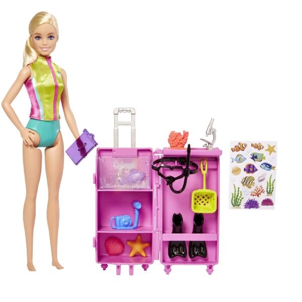 Mattel Barbie Deniz Biyoloğu Set HMH26