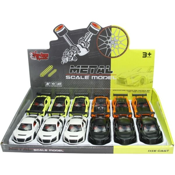 Vardem Çek Bırak 1:36 Metal Spor Araba KM-3681C