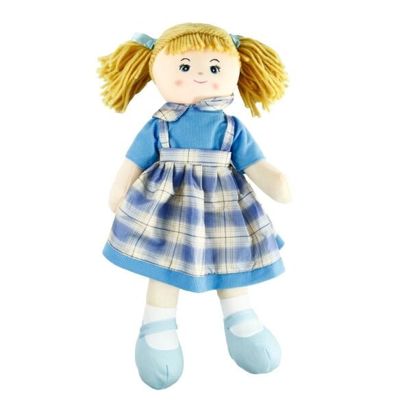 Vardem 50 cm Şapkalı Kız Erkek Bez Bebek AY950B