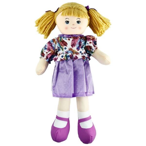 Vardem 50 cm Şapkalı Kız Erkek Bez Bebek AY950B