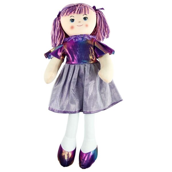 Vardem 50 cm Parlak Elbiseli Bez Bebek AY950C