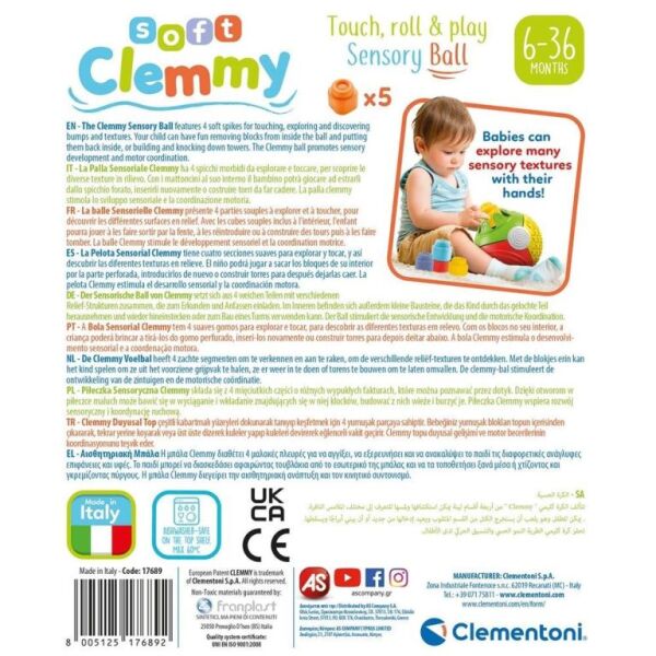 Clementoni Soft Clemmy Duyusal Top 17689