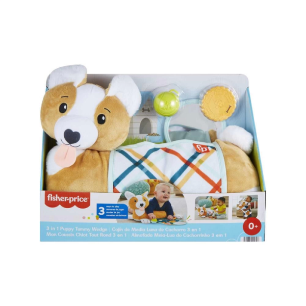 Mattel Fisher Price 3'ü 1 Arada Köpekçik Uzanma Yastığı HJW1