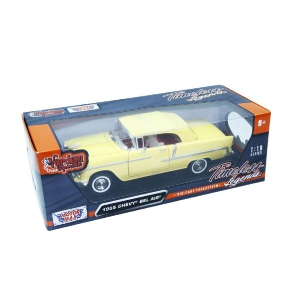 Vardem 1:18 1955 Chevy Bel Air Sarı 73184