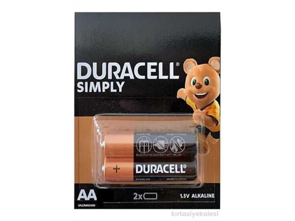 Duracell Simply AA Kalem Pil 2 li 5010661