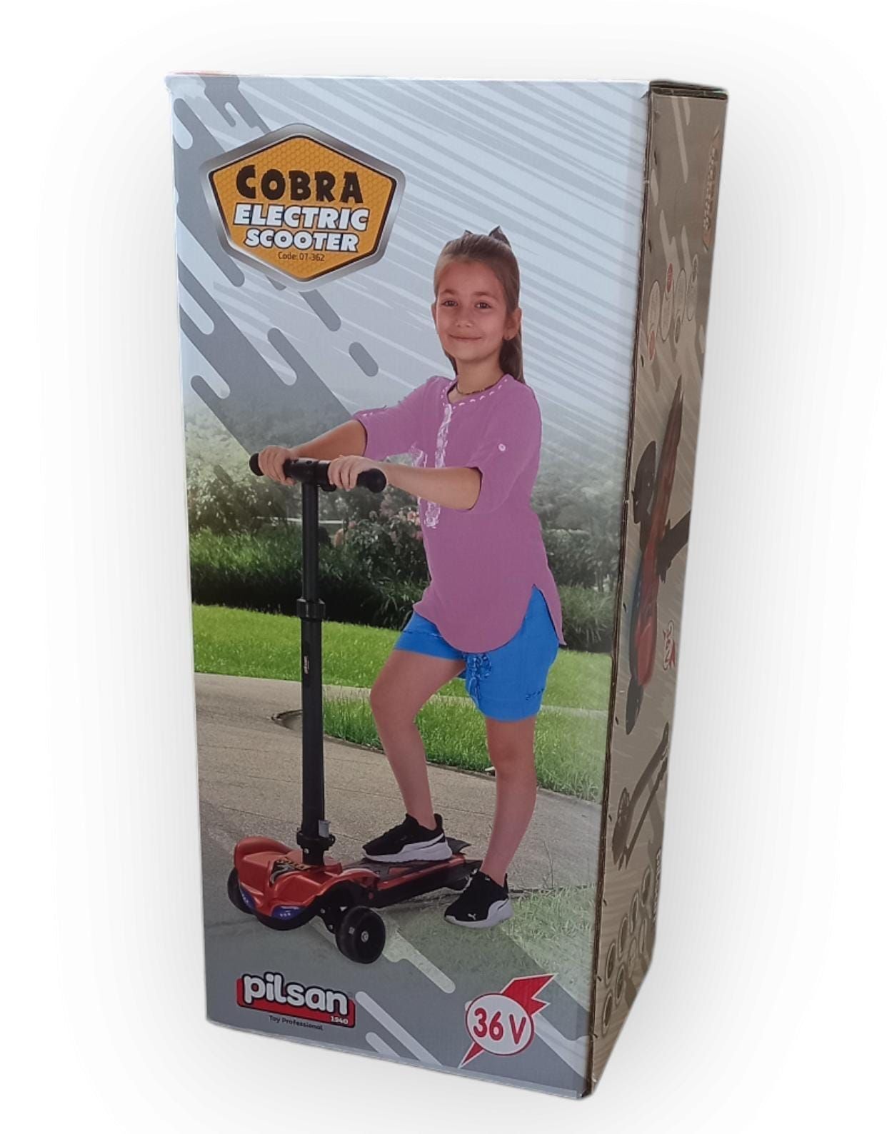 Pilsan Cobra Elektrikli Scooter Turuncu 07362-P