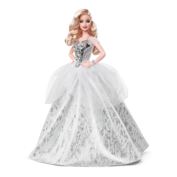 Mattel Barbie 2021 Mutlu Yıllar Bebeği Sarışın GXL18